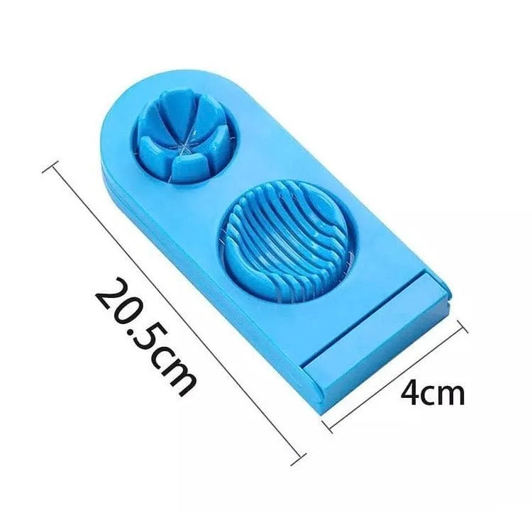2 in 1 Multifunctional Egg Slicer, Egg Wedger, Egg Cutter