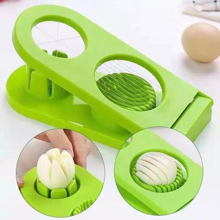 2 in 1 Multifunctional Egg Slicer, Egg Wedger, Egg Cutter