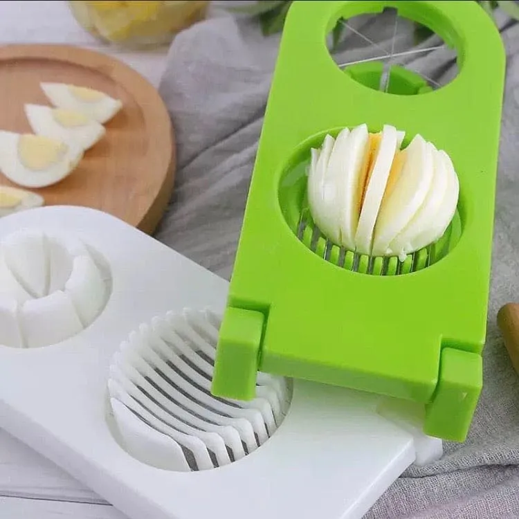 2 in 1 Multifunctional Egg Slicer, Egg Wedger, Egg Cutter