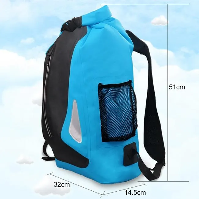 25L Outdoor Waterproof Dual Shoulder Strap Dry Bag Pvc Barrel Design