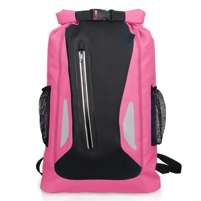 25L Outdoor Waterproof Dual Shoulder Strap Dry Bag Pvc Barrel Design