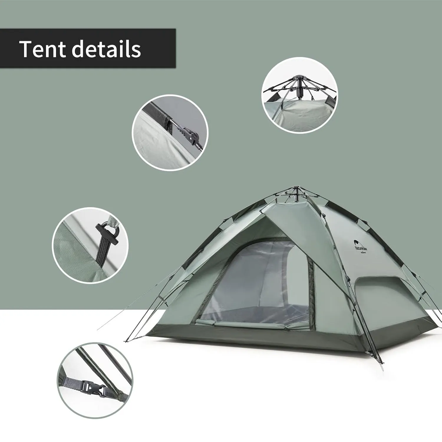 3 People Pop-Up Camping Tent