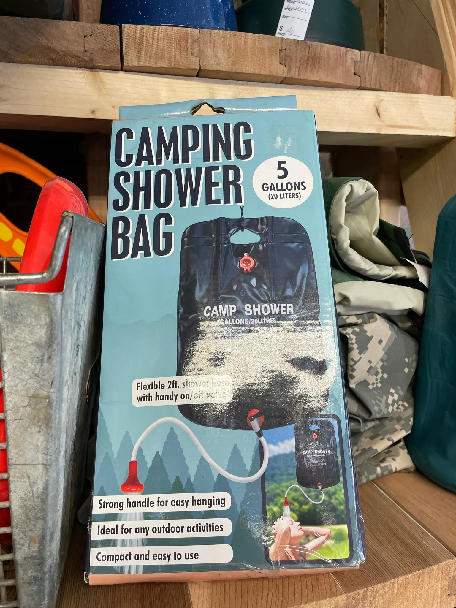 5 Gallon Camp Shower Bag