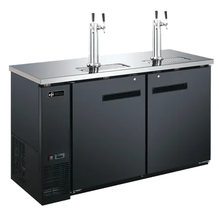 60" Back Bar Direct Draw Coolers