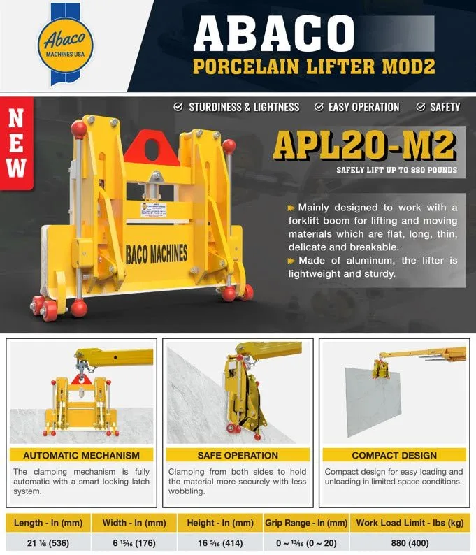Abaco Porcelain Lifter MOD2