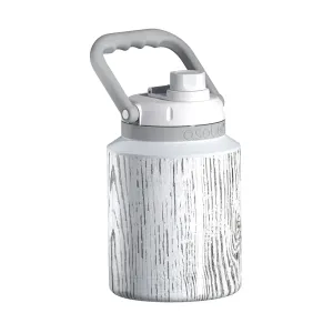 Asobu 1L Mini Jug Pop up Straw with Ergonomic Handle
 - White