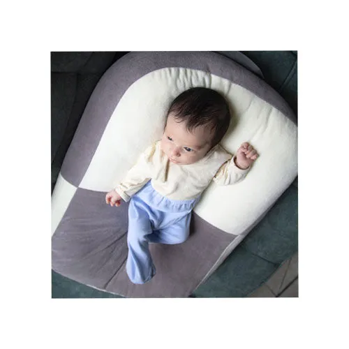 Babyjem Comfy Sleeping Cushion, 0-6 Months, White/Grey