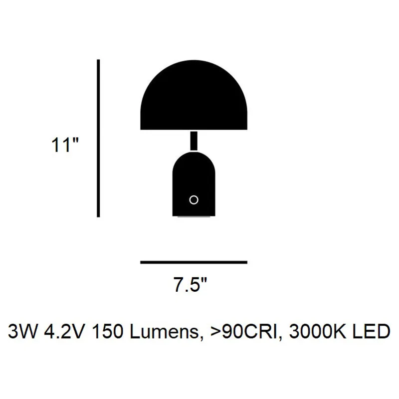 Bell Portable LED Table Lamp