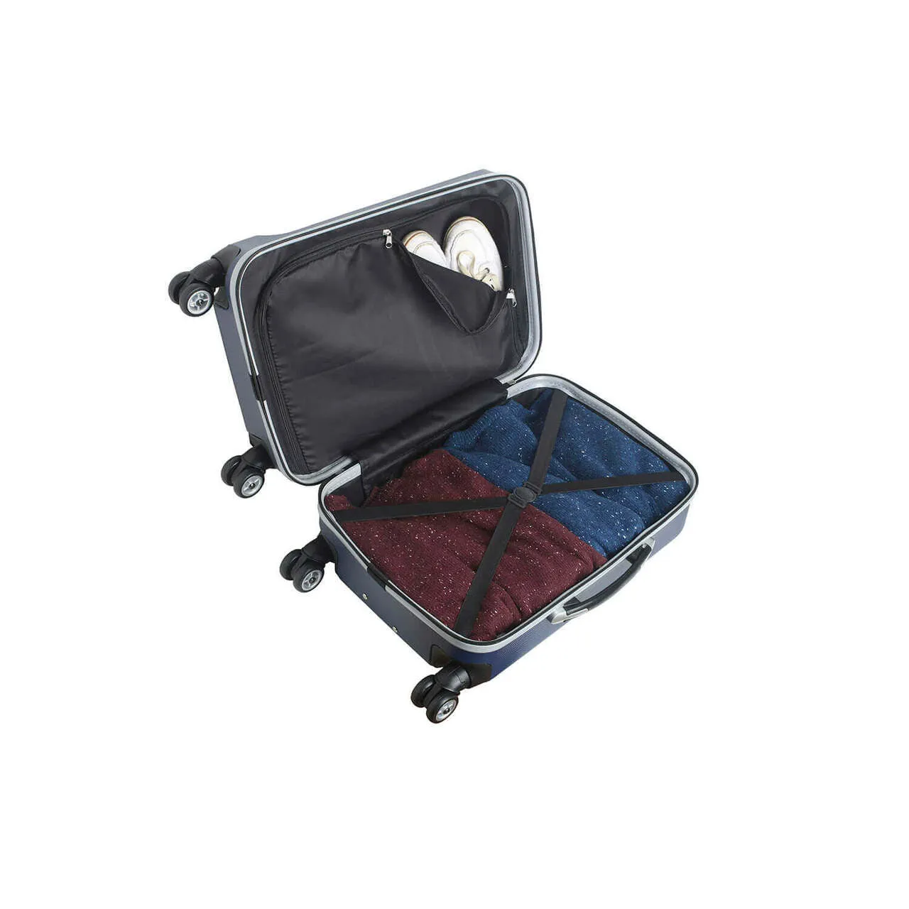 Boise State Broncos 20" Navy Domestic Carry-on Spinner