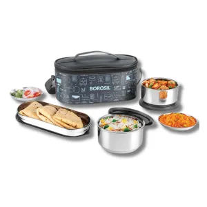 Borosil Carryfresh Lunchbox, Set of 3