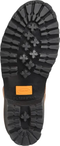 Carolina Men's 8" Waterproof Insulated Logger - Round Steel Toe