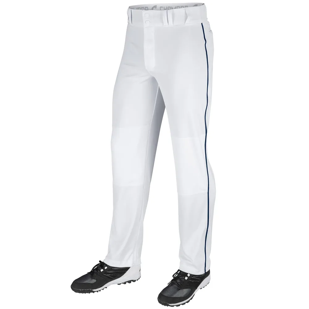 Champro Men's Triple Crown Open Bottom Baseball Pant with Piping
