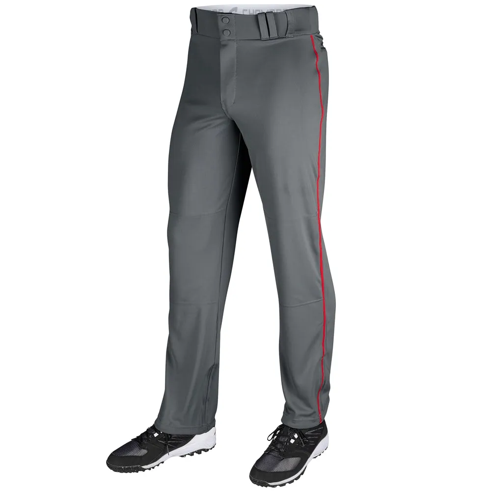 Champro Men's Triple Crown Open Bottom Baseball Pant with Piping