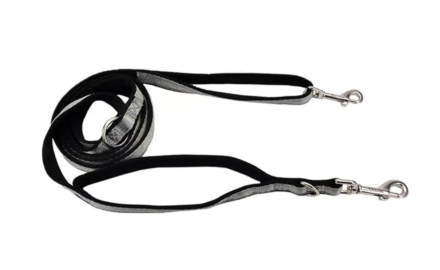 Coastal Padded Multi-Function Leash Silver 6'