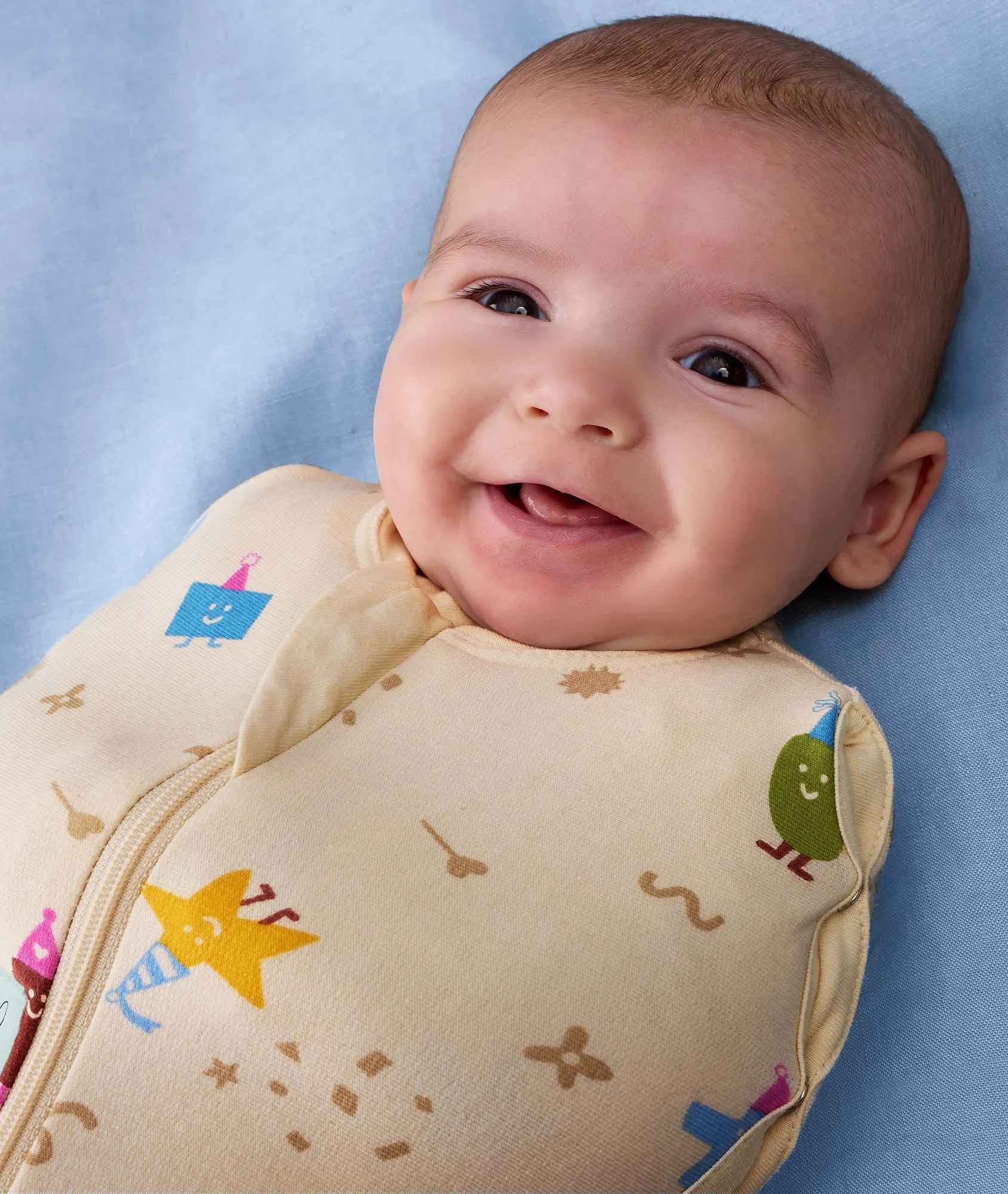 Cocoon Swaddle Bag 1.0 TOG Birthday Blobs