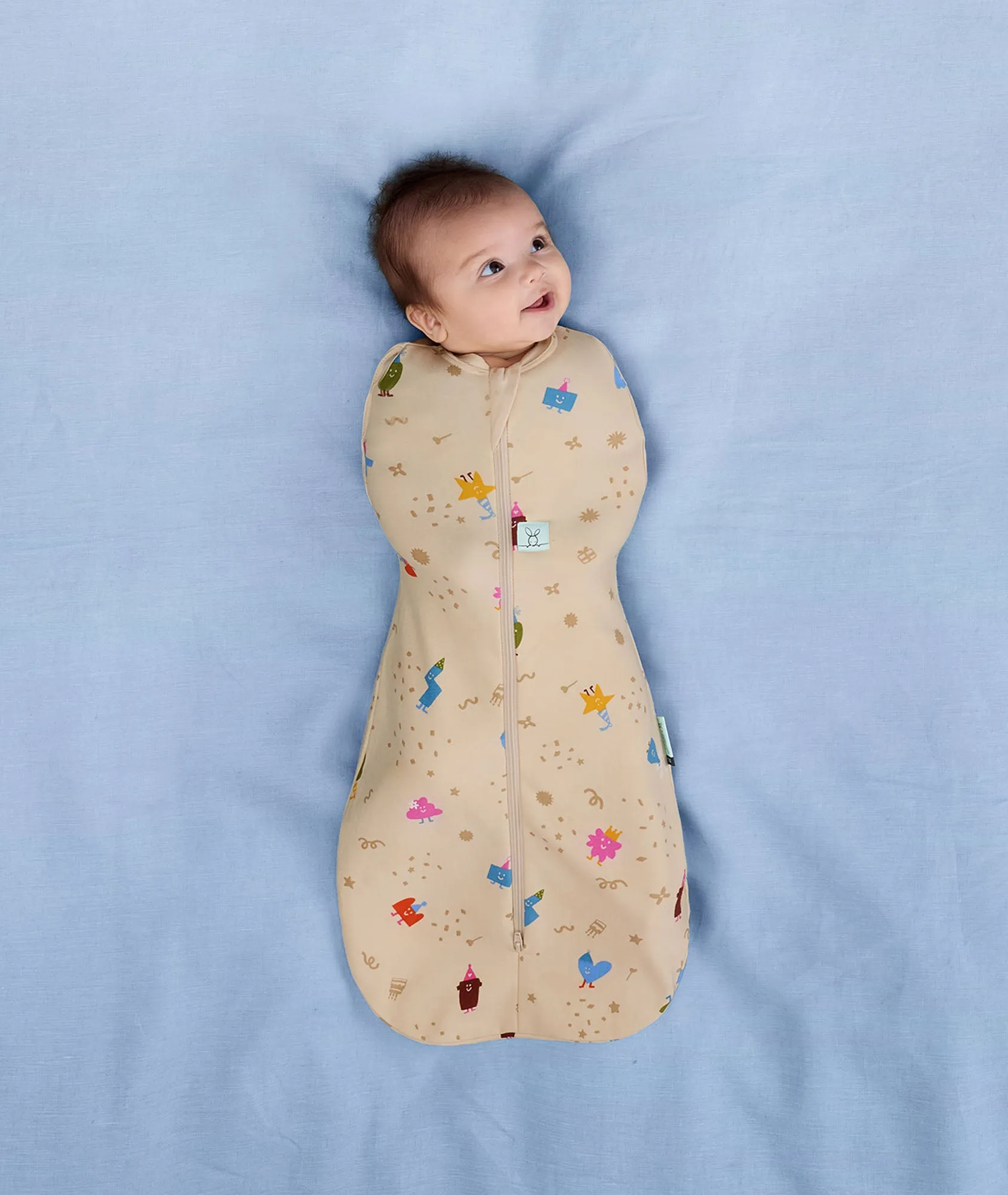Cocoon Swaddle Bag 1.0 TOG Birthday Blobs