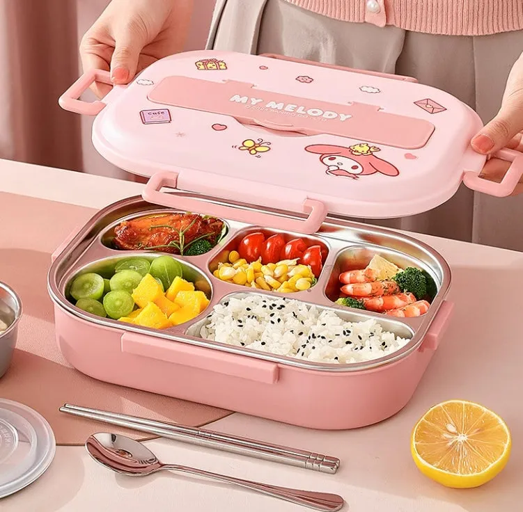 Cute Stainless Steel Insulated Lunch Box
