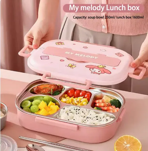 Cute Stainless Steel Insulated Lunch Box