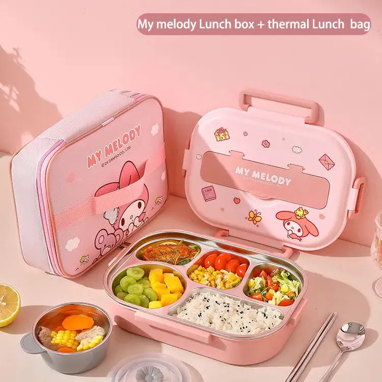 Cute Stainless Steel Insulated Lunch Box