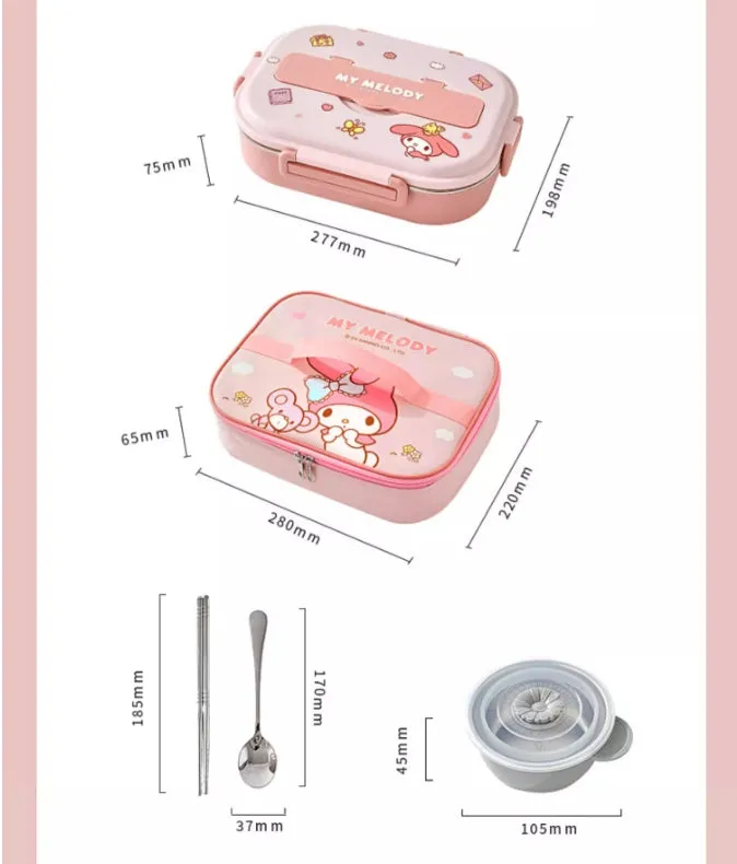 Cute Stainless Steel Insulated Lunch Box