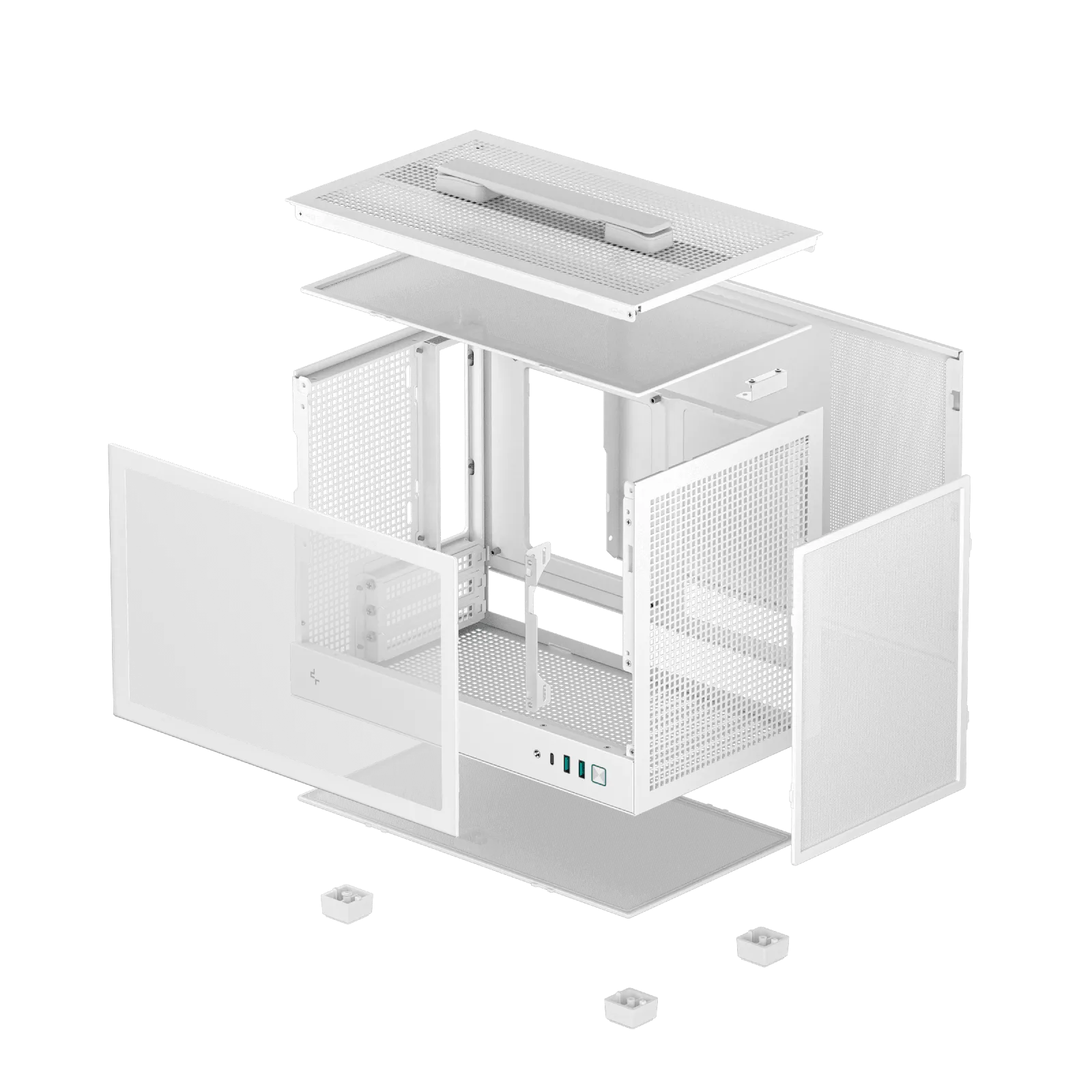 Deepcool CH160 WH White Mini ITX PC Case
