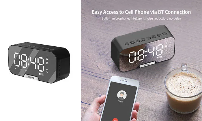 Digital Mirror Surface Alarm Clock