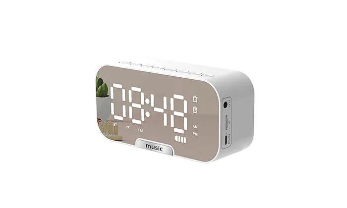 Digital Mirror Surface Alarm Clock