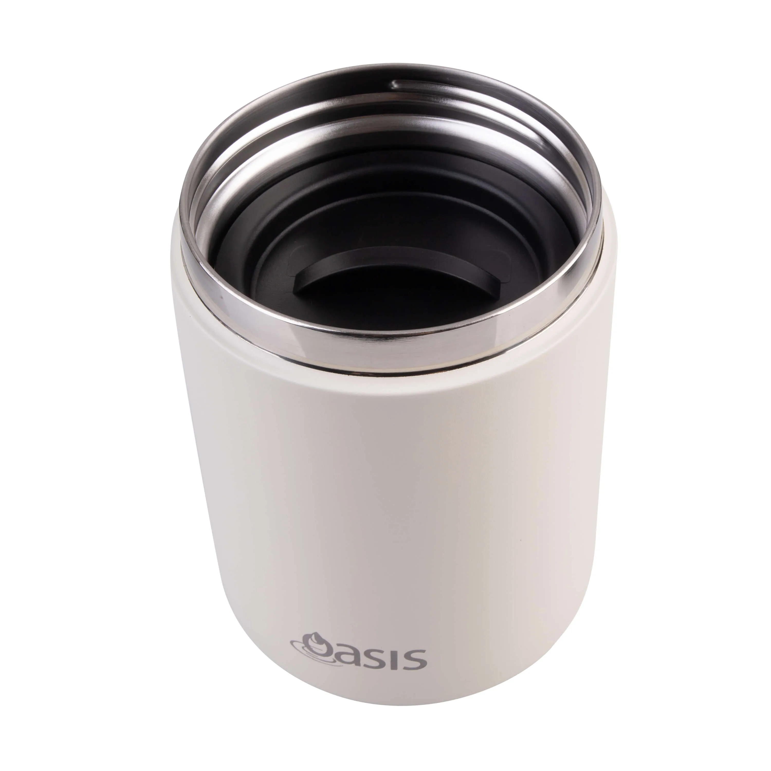 Double Wall Insulated Food Flask 480mL Alabaster White