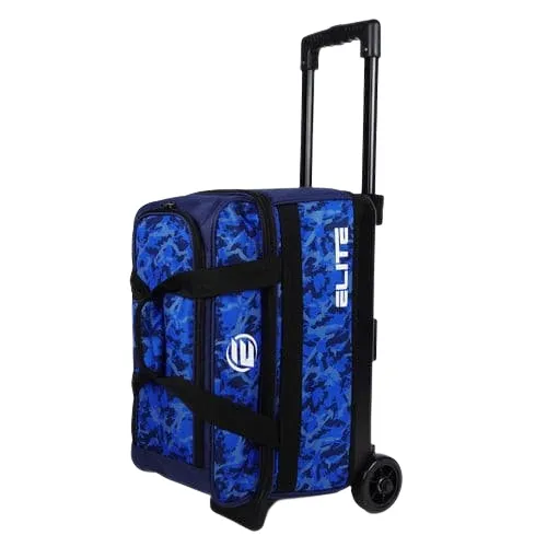 Elite Basic Double Roller Navy Camo Bowling Bag