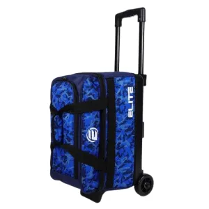 Elite Basic Double Roller Navy Camo Bowling Bag