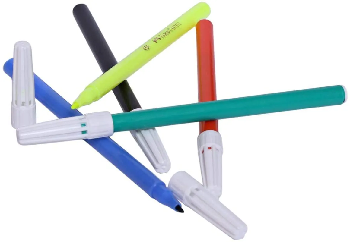 FABER-CASTELL Fibre Tip Pens - (Pack of 30)
