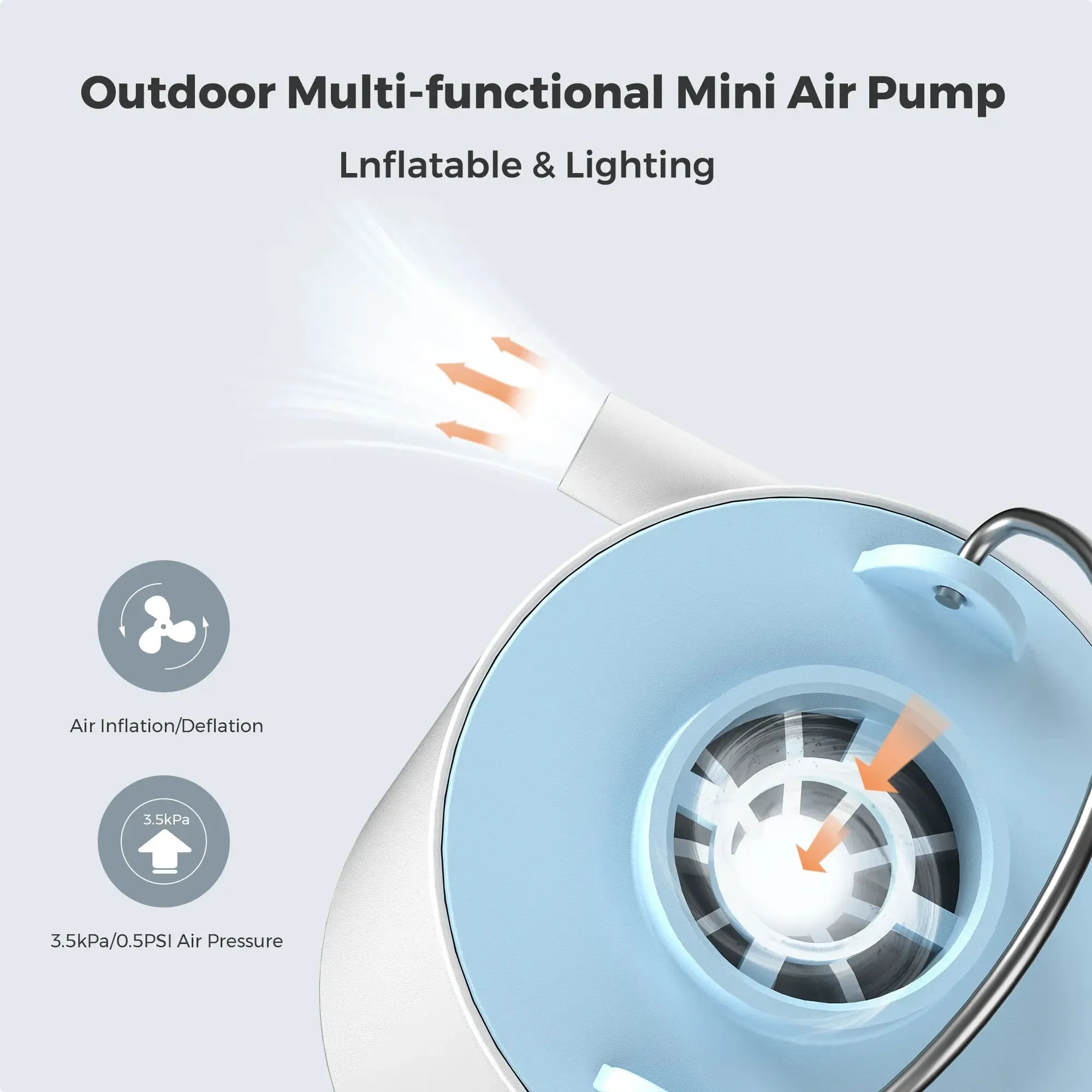 Flextailgear Tiny Pump x Portable Air Pump for Camping and Hiking