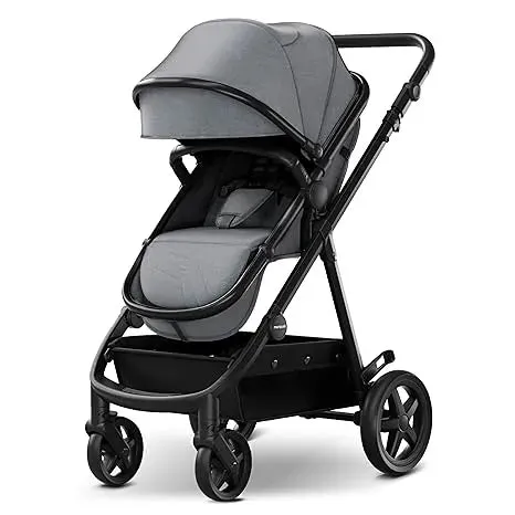 (Floor Model) Meteor Stroller - Grey / Black Frame