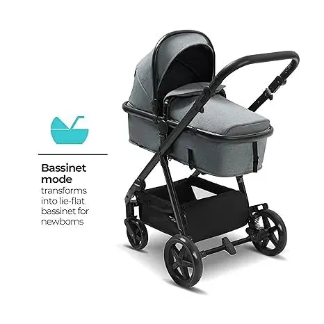 (Floor Model) Meteor Stroller - Grey / Black Frame