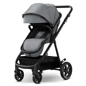 (Floor Model) Meteor Stroller - Grey / Black Frame