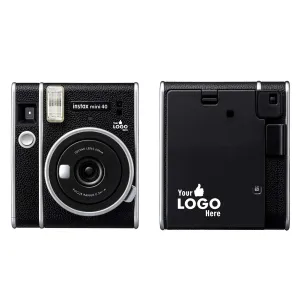 FujiFilm Instax Mini 40 Instant Camera w/ 10 Count Film Black