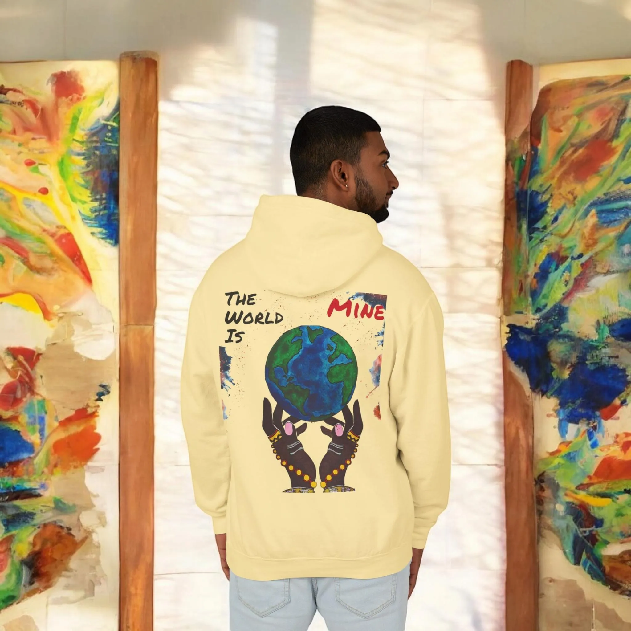 Galactic Art Unisex Hoodie, Space Design Pullover Sweatshirt, Celestial Unisex Hoodie