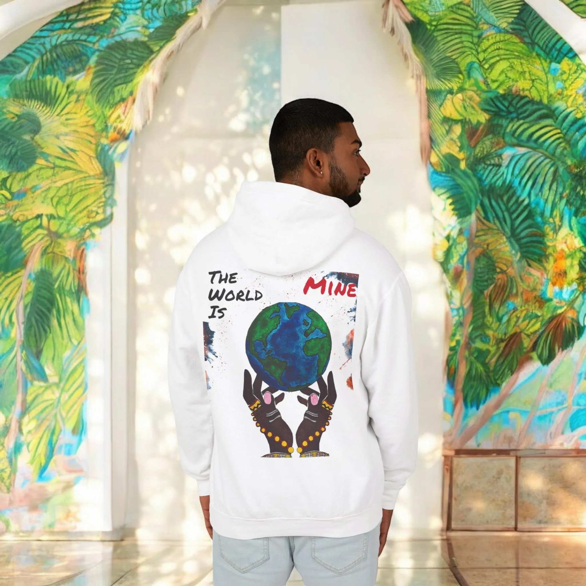 Galactic Art Unisex Hoodie, Space Design Pullover Sweatshirt, Celestial Unisex Hoodie