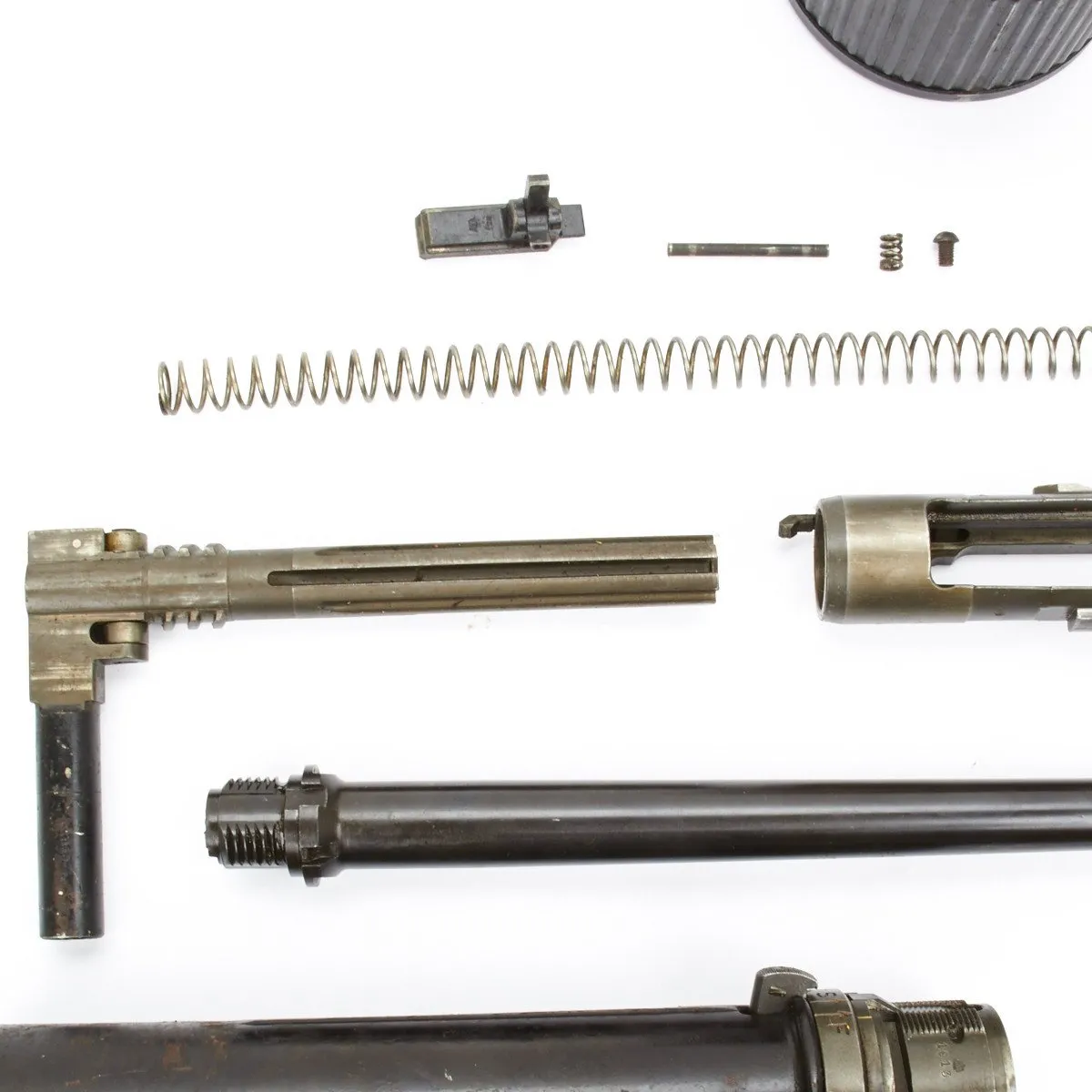 German WWII Luftwaffe MG 15 Air Cooled Parts Set with Saddle Drum Magazine