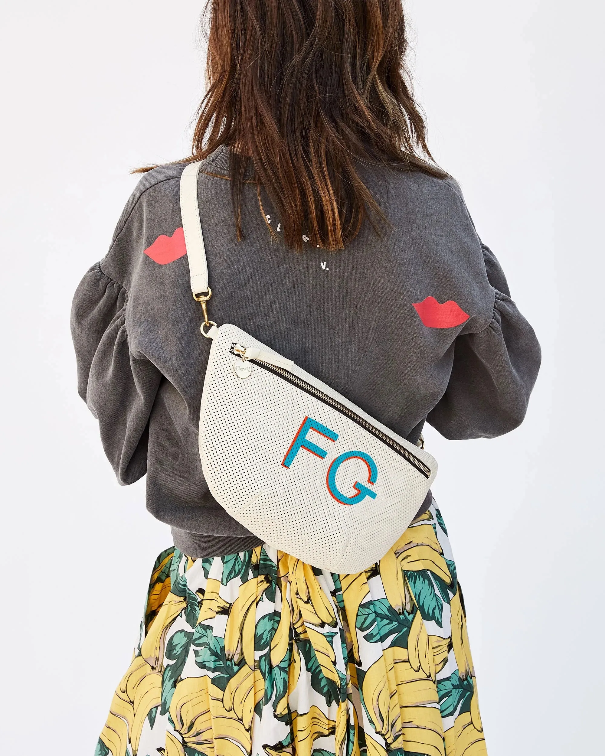 Grande Fanny Bag - Cream Perf
