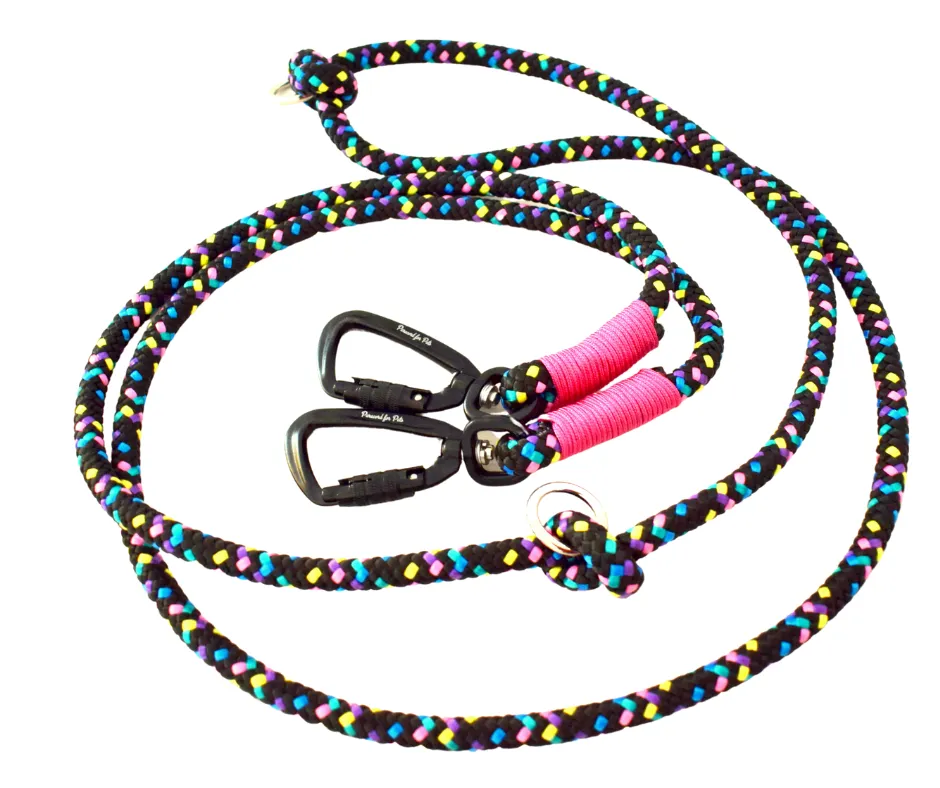 Hands Free Disco Dog Leash