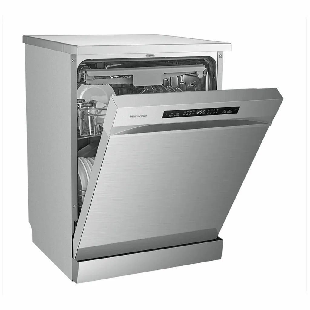Hisense HSCE14FS 60cm Stainless Steel Freestanding Dishwasher