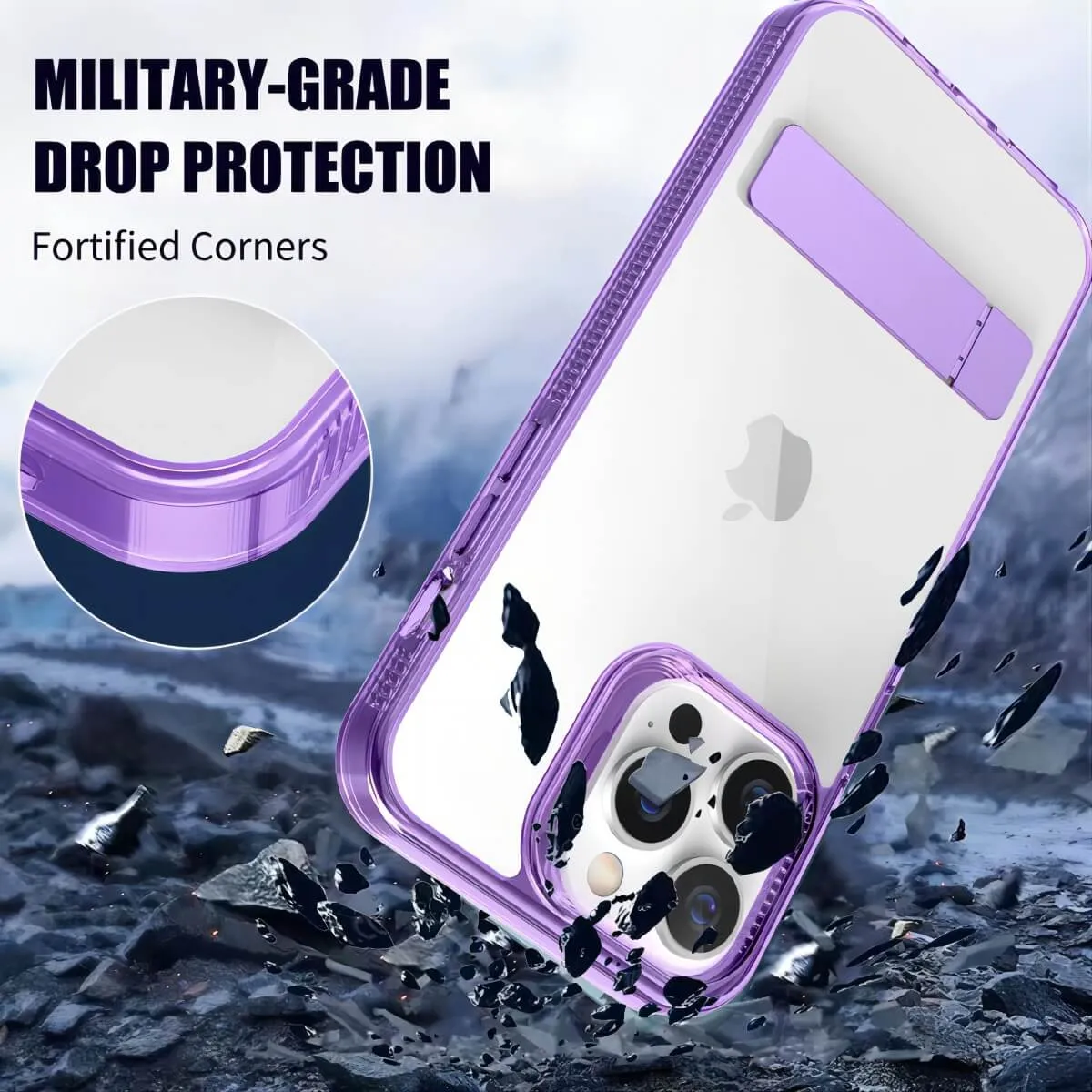 iPhone 13 Pro/13 Pro Max Crystal Stand Case