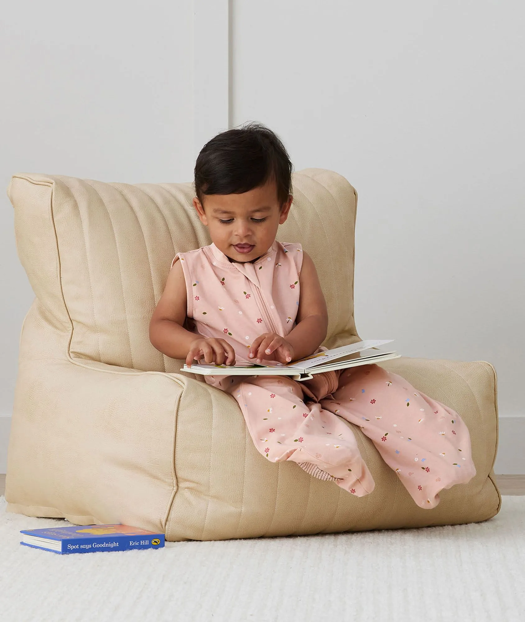 Jersey Sleep Suit Sack 0.2 TOG Daisies