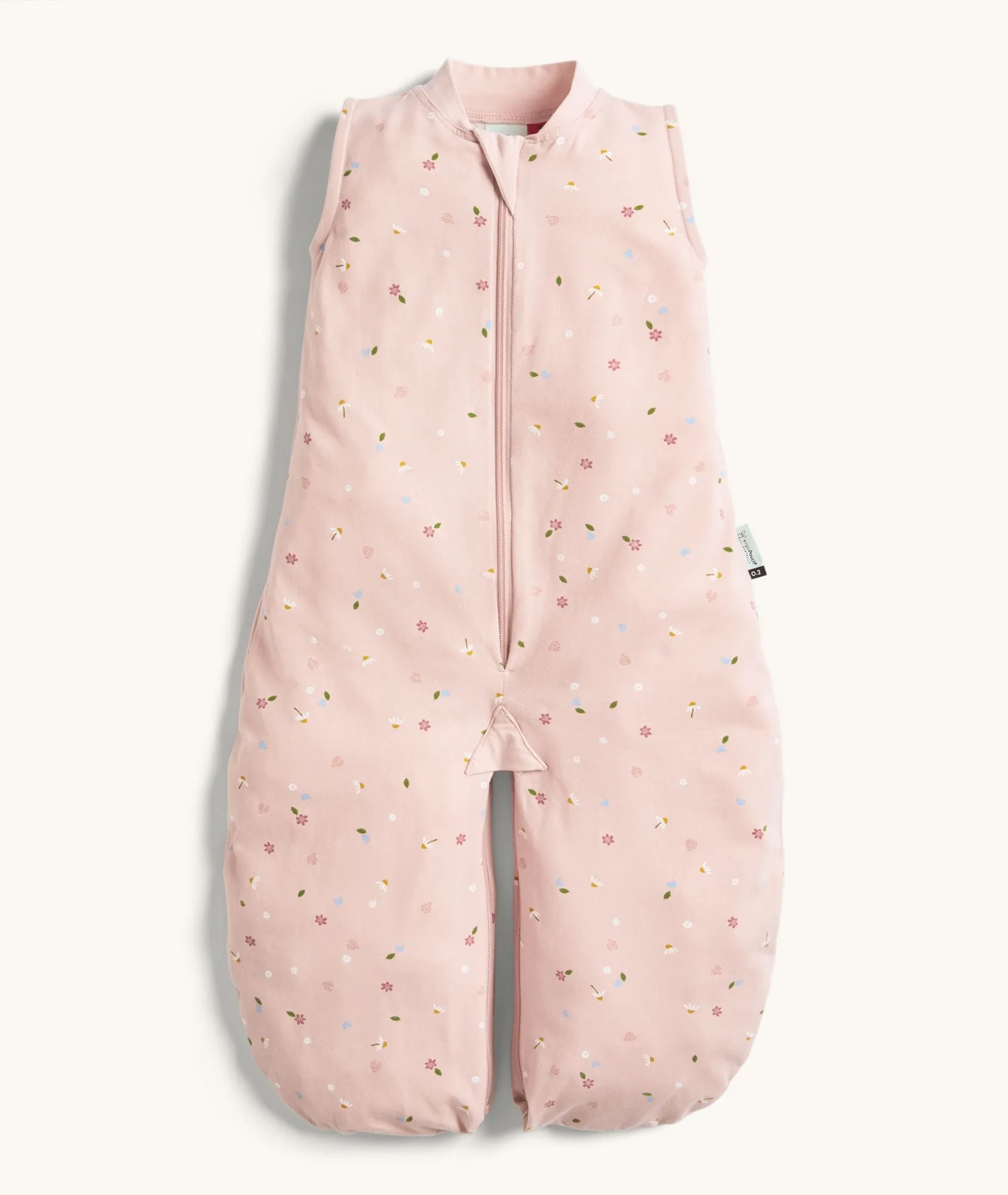 Jersey Sleep Suit Sack 0.2 TOG Daisies