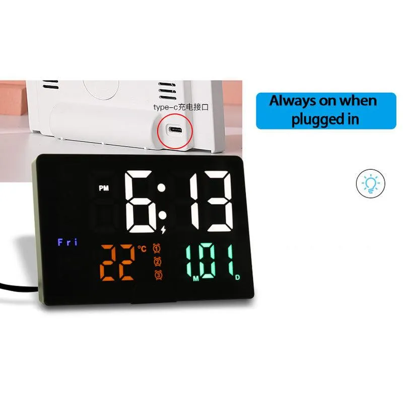 Led Multi-Functional Alarm Clock Ds-6627