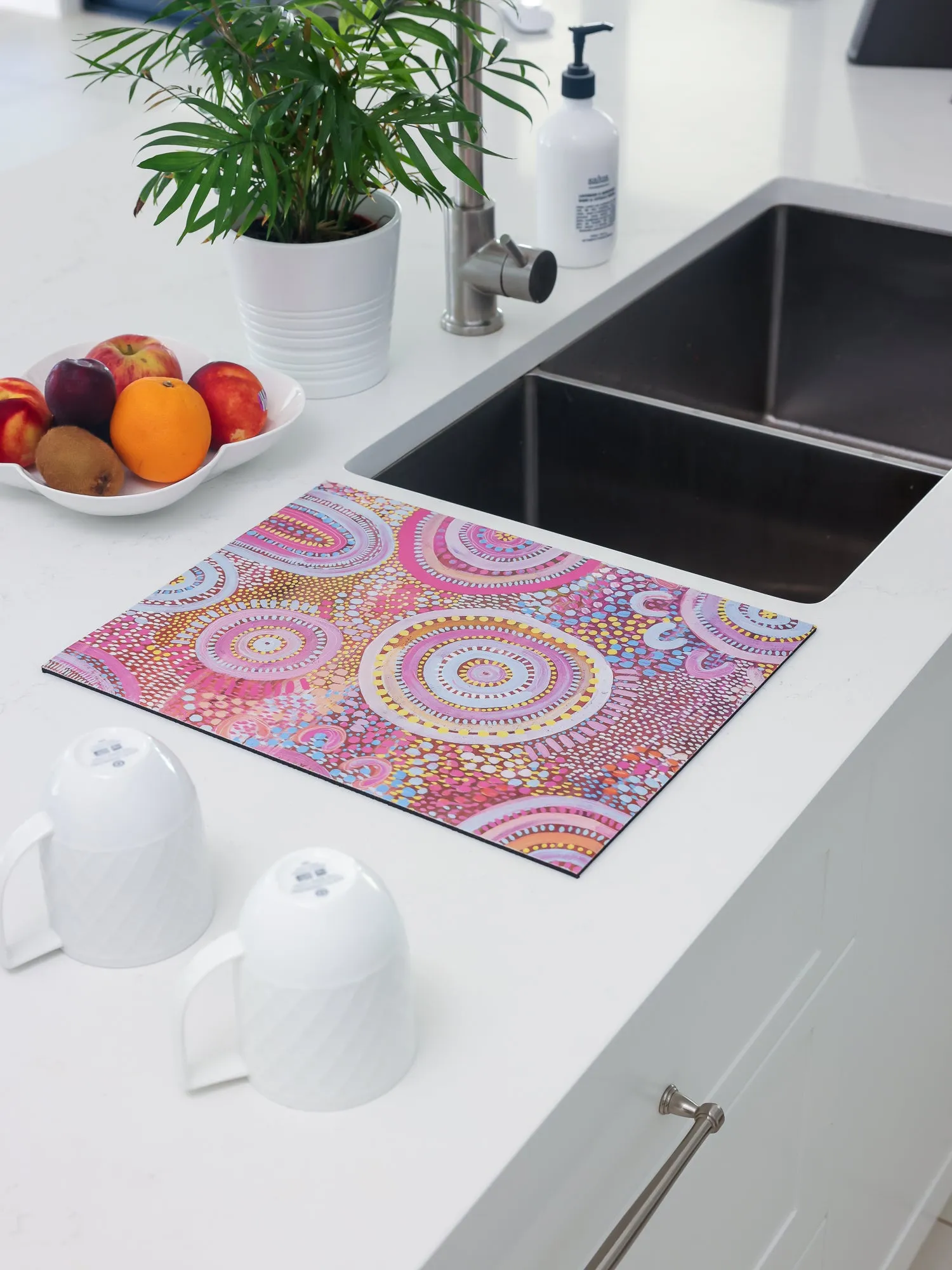 Let's Collect Seashells - Dish Drying Mat