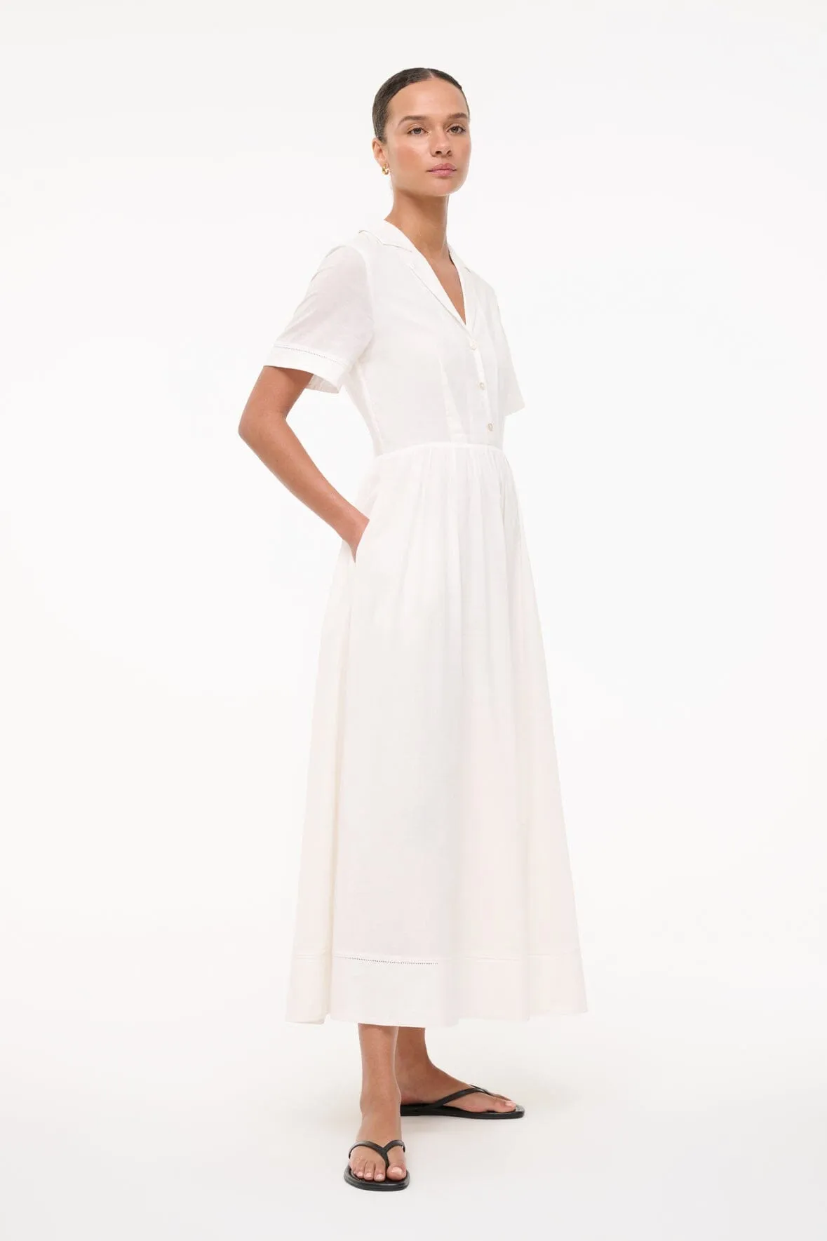 MERYL DRESS | WHITE