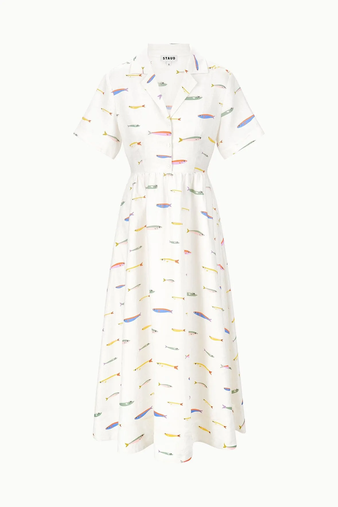 MERYL LINEN DRESS | POP SARDINES IVORY
