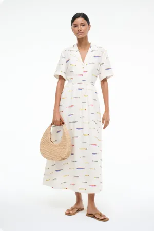MERYL LINEN DRESS | POP SARDINES IVORY